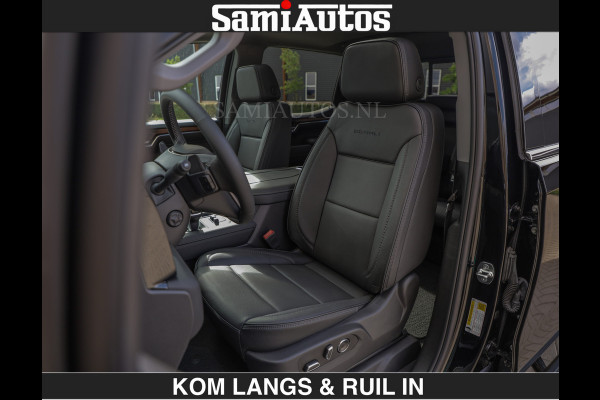 GMC Sierra DENALI | All-In Prijs | 6,2 V8 Full Option | De Meest Luxe Pick-Up in zijn Klasse | Comfortabele Dubbele Cabine met Royale 5 Zitplaatsen | BPM vrij | Nu Leverbaar uit Voorraad | Voorraad Nr 1539 | De specialist in Amerikaanse pick‑ups in Nederland en Europa.