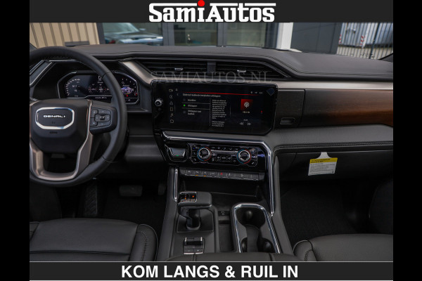 GMC Sierra DENALI | All-In Prijs | 6,2 V8 Full Option | De Meest Luxe Pick-Up in zijn Klasse | Comfortabele Dubbele Cabine met Royale 5 Zitplaatsen | BPM vrij | Nu Leverbaar uit Voorraad | Voorraad Nr 1539 | De specialist in Amerikaanse pick‑ups in Nederland en Europa.