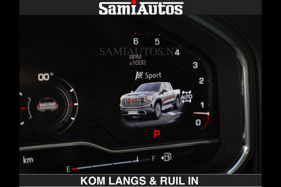 GMC Sierra DENALI | All-In Prijs | 6,2 V8 Full Option | De Meest Luxe Pick-Up in zijn Klasse | Comfortabele Dubbele Cabine met Royale 5 Zitplaatsen | BPM vrij | Nu Leverbaar uit Voorraad | Voorraad Nr 1539 | De specialist in Amerikaanse pick‑ups in Nederland en Europa.