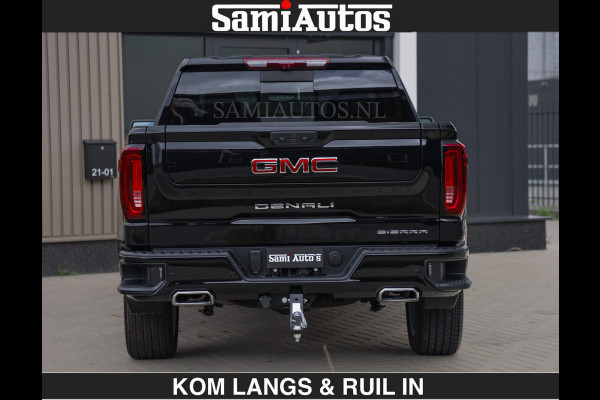 GMC Sierra DENALI | All-In Prijs | 6,2 V8 Full Option | De Meest Luxe Pick-Up in zijn Klasse | Comfortabele Dubbele Cabine met Royale 5 Zitplaatsen | BPM vrij | Nu Leverbaar uit Voorraad | Voorraad Nr 1539 | De specialist in Amerikaanse pick‑ups in Nederland en Europa.