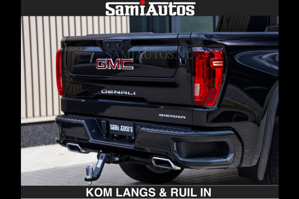 GMC Sierra DENALI | All-In Prijs | 6,2 V8 Full Option | De Meest Luxe Pick-Up in zijn Klasse | Comfortabele Dubbele Cabine met Royale 5 Zitplaatsen | BPM vrij | Nu Leverbaar uit Voorraad | Voorraad Nr 1539 | De specialist in Amerikaanse pick‑ups in Nederland en Europa.