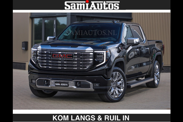 GMC Sierra DENALI | All-In Prijs | 6,2 V8 Full Option | De Meest Luxe Pick-Up in zijn Klasse | Comfortabele Dubbele Cabine met Royale 5 Zitplaatsen | BPM vrij | Nu Leverbaar uit Voorraad | Voorraad Nr 1539 | De specialist in Amerikaanse pick‑ups in Nederland en Europa.