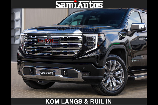 GMC Sierra DENALI | All-In Prijs | 6,2 V8 Full Option | De Meest Luxe Pick-Up in zijn Klasse | Comfortabele Dubbele Cabine met Royale 5 Zitplaatsen | BPM vrij | Nu Leverbaar uit Voorraad | Voorraad Nr 1539 | De specialist in Amerikaanse pick‑ups in Nederland en Europa.