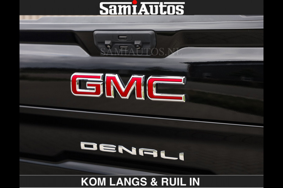 GMC Sierra DENALI | All-In Prijs | 6,2 V8 Full Option | De Meest Luxe Pick-Up in zijn Klasse | Comfortabele Dubbele Cabine met Royale 5 Zitplaatsen | BPM vrij | Nu Leverbaar uit Voorraad | Voorraad Nr 1539 | De specialist in Amerikaanse pick‑ups in Nederland en Europa.