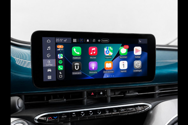Fiat 500E 42 kWh Navigatie by Apple Carplay Android Auto camera Parkeersensoren rondom Dodehoekdetectie Cruise Control Stoelverwarming Keyless Entry Climate Control