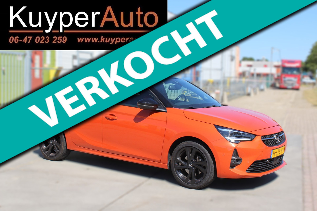 Opel Corsa 1.2 GS Line 1e eig, netjes goed onderhouden multimedia apple carplay