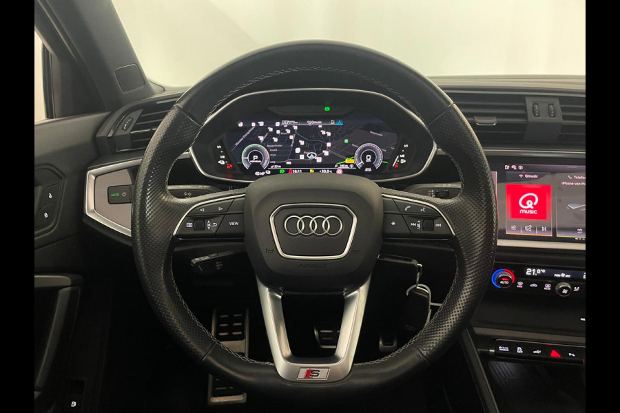 Audi Q3 45 TFSI e edition 245PK S-LINE AIRCO NAVI CRUISE PANO 20 INCH VELG STOELVERW NIEUWSTAAT