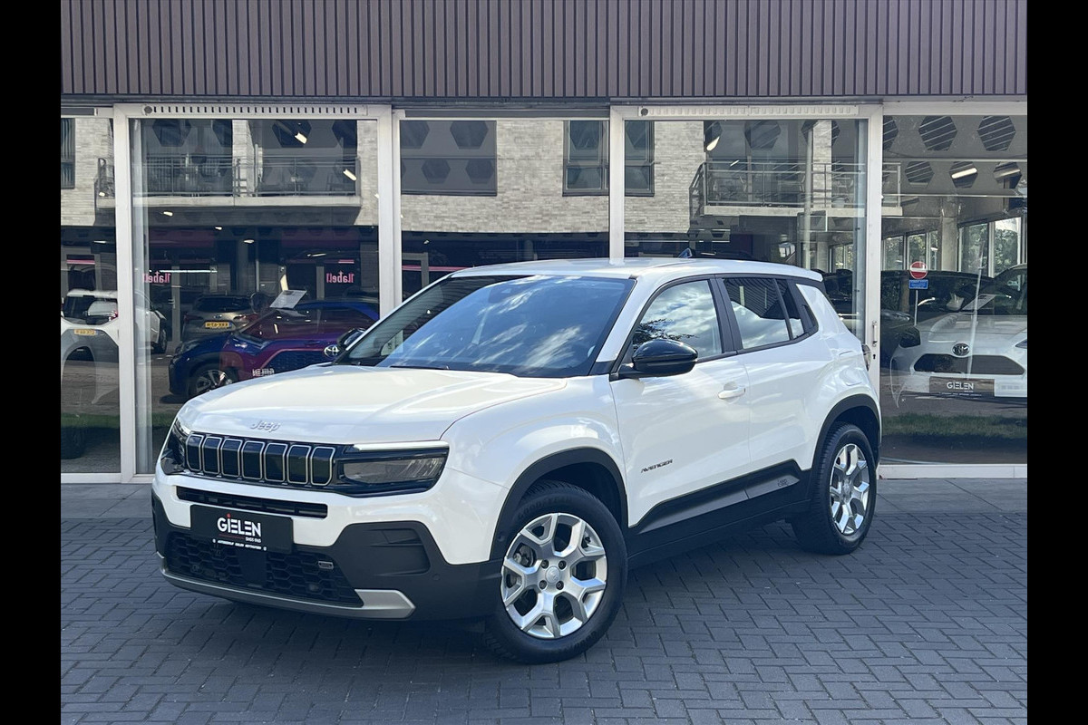 Jeep Avenger 1.2T 100pk Altitude | JBL, Dodehoekherkenning, Keyless, Startknop, Parkeersensoren, Camera, Adaptive cruise control