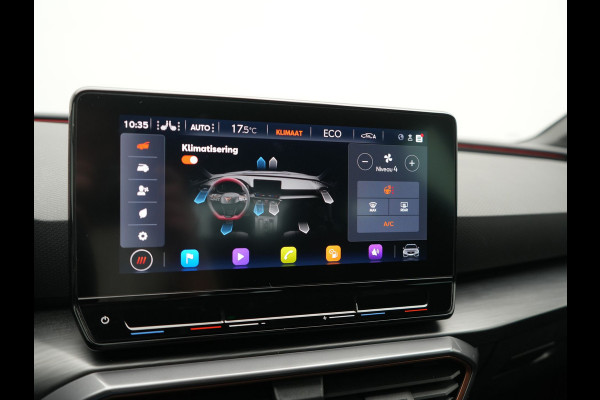 CUPRA Leon Sportstourer 1.4 e-Hybrid PHEV 245pk Dealer O.H | Trekhaak | Adaptive Cruise | Sportstoelen & Stuur Verwarmd | Apple Carplay | Sfeerverlichting | Keyless | Virtual | Navigatie | DAB | 19"L.M |