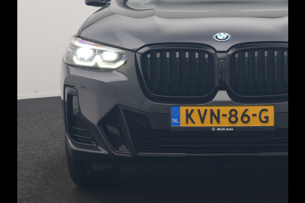 BMW X3 xDrive30e M Sport PHEV 293pk Dealer O.H | Trekhaak Af Fabriek | Camera | Cruise Control | Lederen Sportstoelen Verwarmd | Sfeerverlichting | Apple Carplay | Navigatie | Virtual | DAB | 19"L.M | Plug In Hybrid |