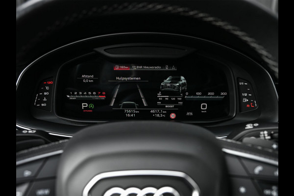 Audi Q7 4.0 TFSI SQ7 quattro Panoramadak | Keramische Remmen | Alcantara Hemel | Carbon Interieur | B&O | HUD | Luchtvering | Stoelverwarming V+A | Camera | Ambiance Interieur | Stuurverwarming | Achterasbesturing |