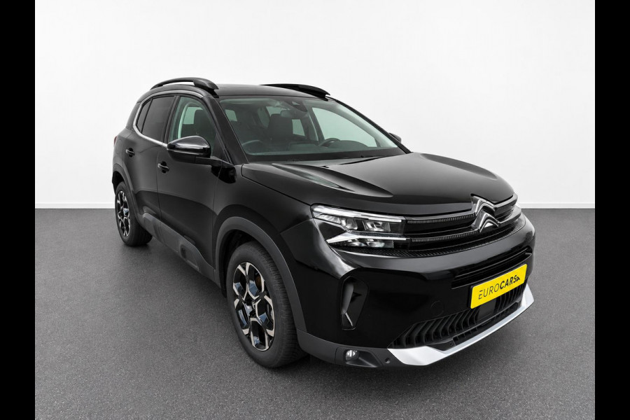 Citroën C5 Aircross 1.2 Hybrid Max Automaat Navigatie Apple Carplay Android Auto Parkeerhulp Adaptive Cruise Control Stoelverwarming Elektrische achterklep Full Led Climate Control