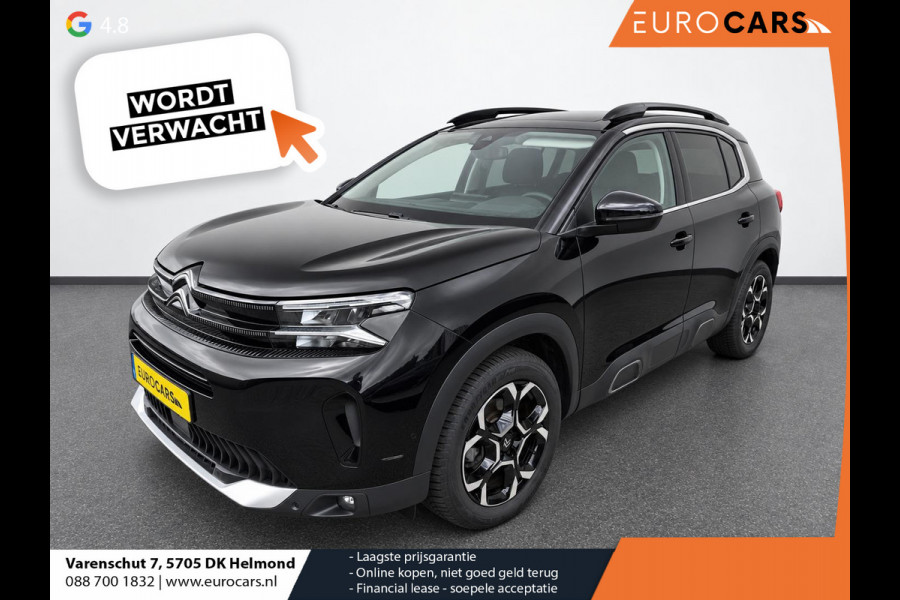 Citroën C5 Aircross 1.2 Hybrid Max Automaat Navigatie Apple Carplay Android Auto Parkeerhulp Adaptive Cruise Control Stoelverwarming Elektrische achterklep Full Led Climate Control