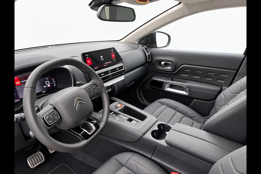 Citroën C5 Aircross 1.2 Hybrid Max Automaat Navigatie Apple Carplay Android Auto Parkeerhulp Adaptive Cruise Control Stoelverwarming Elektrische achterklep Full Led Climate Control