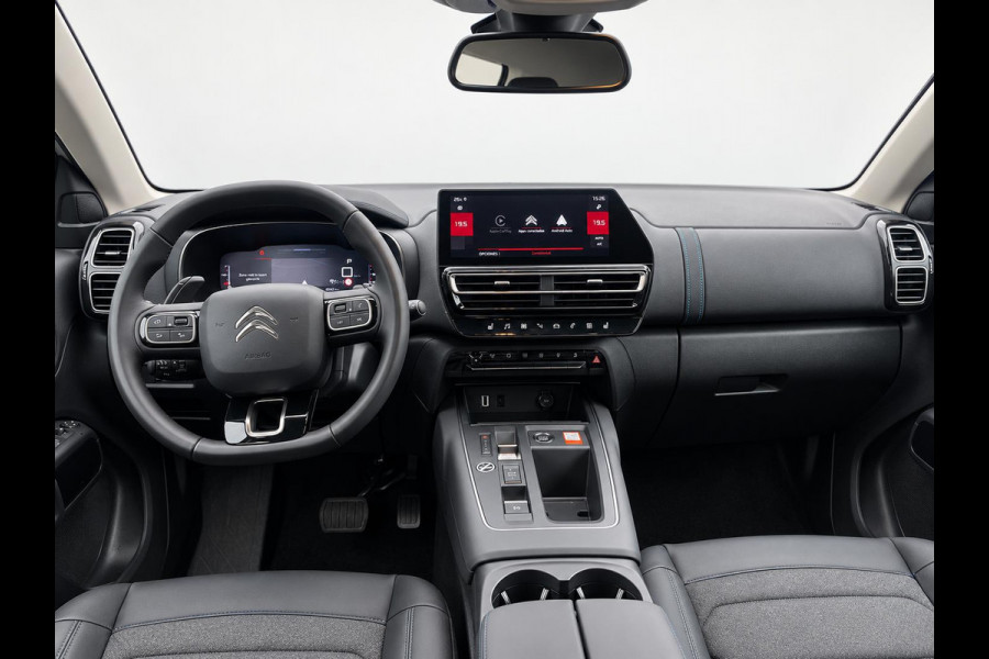 Citroën C5 Aircross 1.2 Hybrid Max Automaat Navigatie Apple Carplay Android Auto Parkeerhulp Adaptive Cruise Control Stoelverwarming Elektrische achterklep Full Led Climate Control