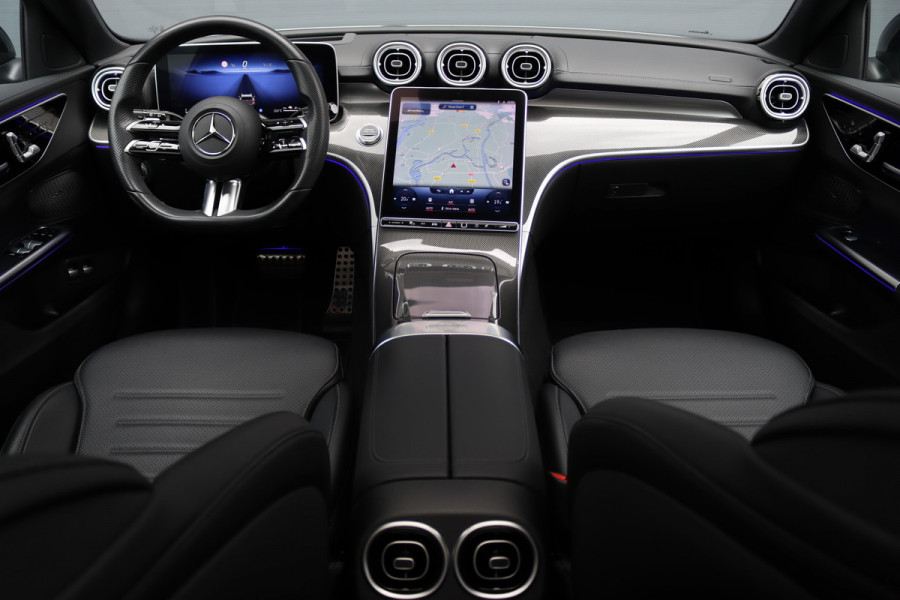 Mercedes-Benz C-Klasse Estate 300 e AMG Line | Panoramadak | Burmester | Distronic | Memory | Leder | Trekhaak | Digital Light | HUD | Surround Camera |