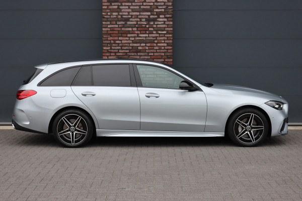 Mercedes-Benz C-Klasse Estate 300 e AMG Line | Panoramadak | Burmester | Distronic | Memory | Leder | Trekhaak | Digital Light | HUD | Surround Camera |