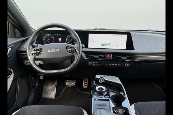 Kia Ev6 GT-Line 77.4 kWh, mat grijs, panoramadak, trekhaak, rondom zicht camera,warmtepomp,1 e eigenaar, NL auto met nap