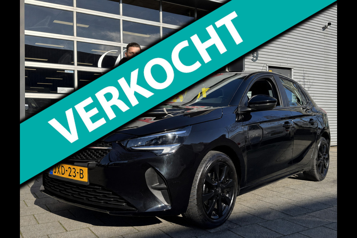 Opel Corsa 1.2 BLACK Edition - Navigatie / Apple CarPlay I Airco I PDC I Sport velgen I Dealer onderhouden