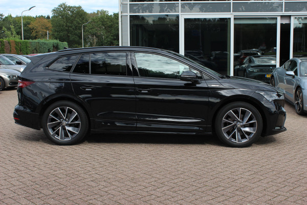 Škoda ENYAQ iV 60 Sportline / SoH 93,4% / Camera / Leder&Alcantara / Matrix LED / Keyless / 20'' / CarPlay / Stuur+Stoelverwarmd / DAB / Cruise Control