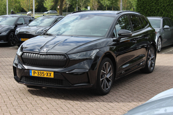Škoda ENYAQ iV 60 Sportline / SoH 93,4% / Camera / Leder&Alcantara / Matrix LED / Keyless / 20'' / CarPlay / Stuur+Stoelverwarmd / DAB / Cruise Control