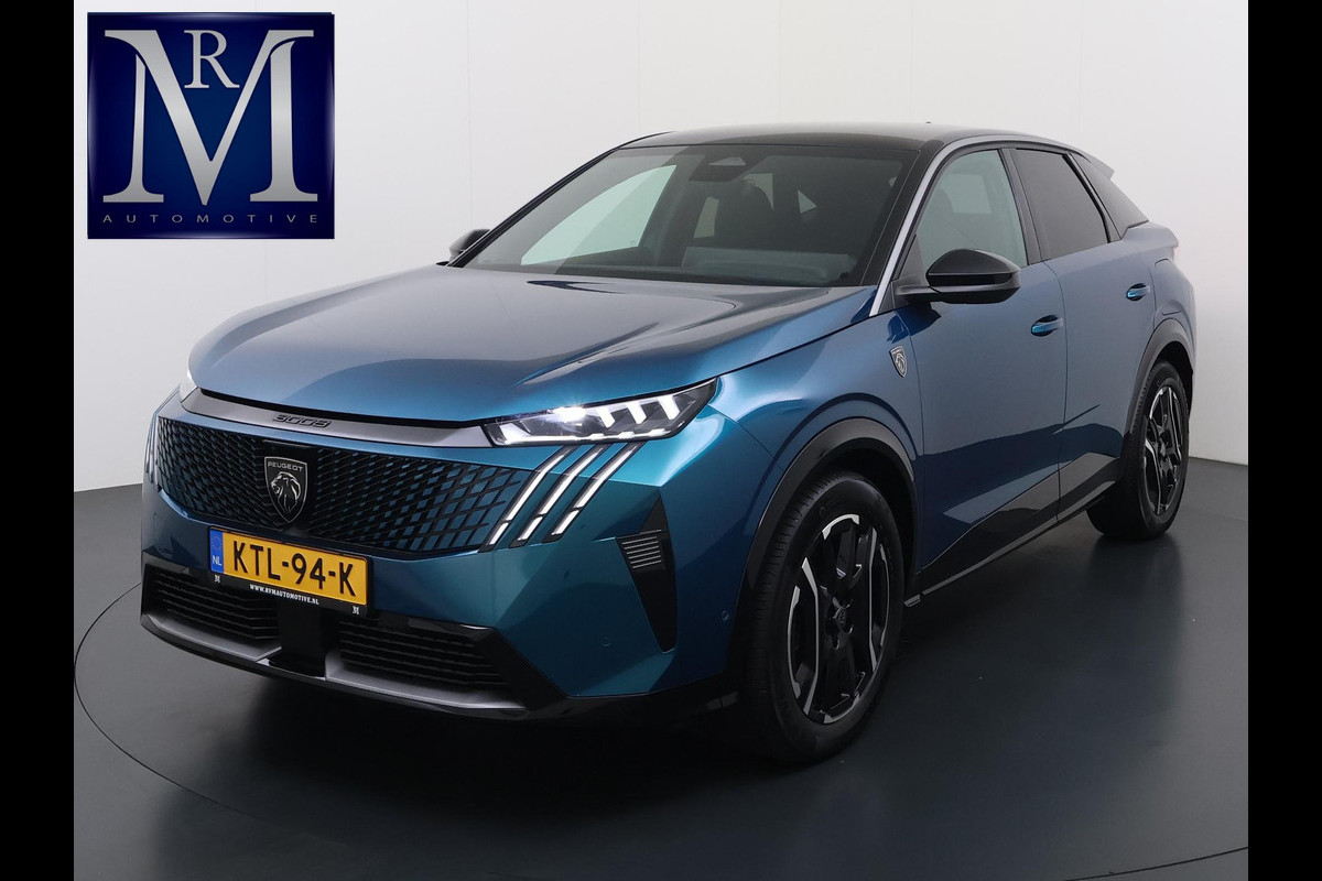 Peugeot E-3008 GT 73 kWh SOH 94% | VOOR & ACHTERSTOELEN VERWARMD | STUURVERWARMING | MEM. SEAT | STOEL MASSAGE | 360 CAMERA | DIRECT LEVERBAAR! | ADAP. CRUISE | VOLLEDIGE FABRIEKS GARANTIE TM 03-2027 |