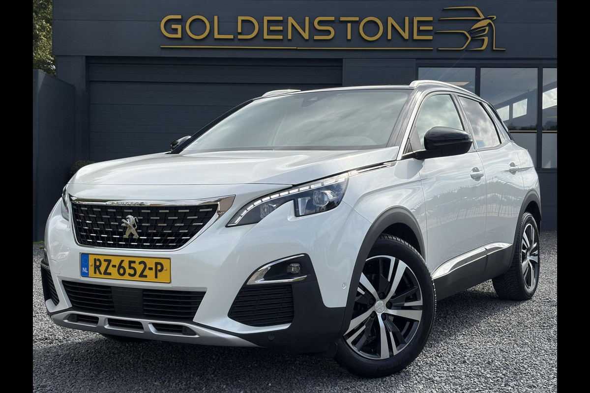 Peugeot 3008 1.2 PureTech Allure ✓1e Eigenaar✓D-riem vv 2024✓360° Camera✓Navi✓Trekhaak✓Carplay✓131pk✓Dealer Onderhouden✓Keyless✓Memory stoelen✓Halfleder✓Pdc V+A✓Stoelverw✓Dodehoeksensor✓17''Lm velgen✓N.A.P✓Apk tot 03-2027