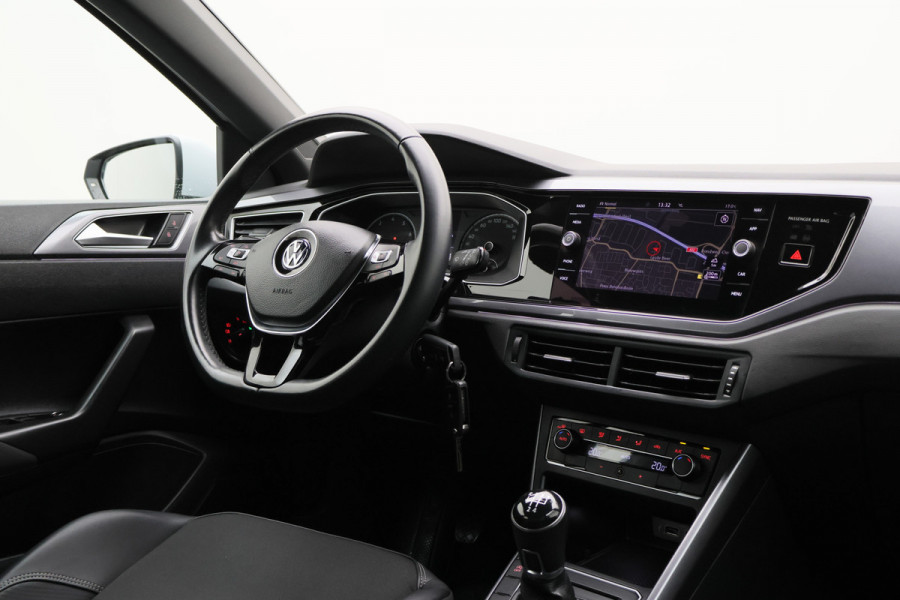 Volkswagen Polo 1.0 TSI Highline Leder/Stof, ACC, Apple Carplay, Climate, Sportonderstel, DAB, 16''