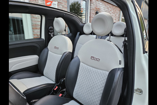 Fiat 500 1.2 Rockstar Cabrio! Automaat! Leuke/Nette Auto! Xenon! Leer! Airco/Clima! Cruise Control!