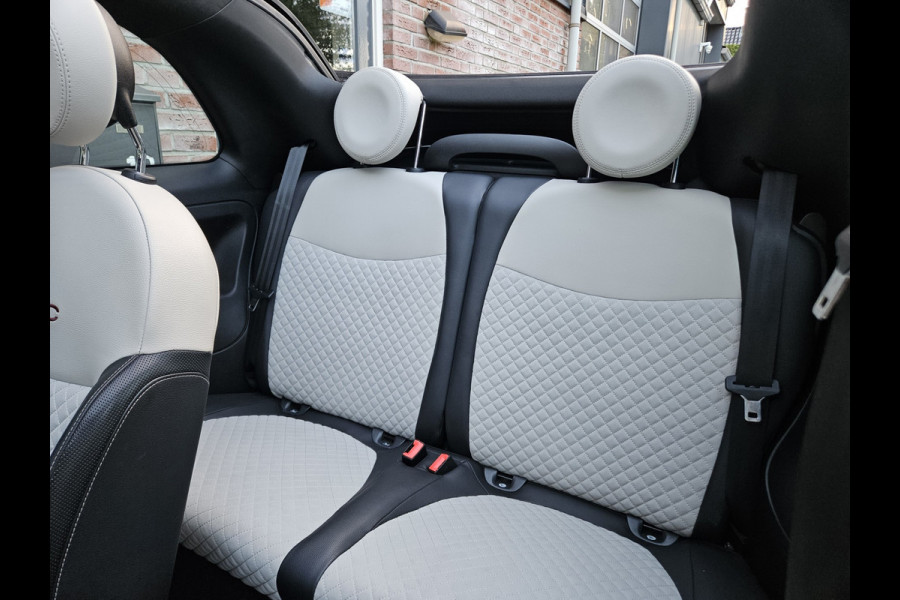 Fiat 500 1.2 Rockstar Cabrio! Automaat! Leuke/Nette Auto! Xenon! Leer! Airco/Clima! Cruise Control!