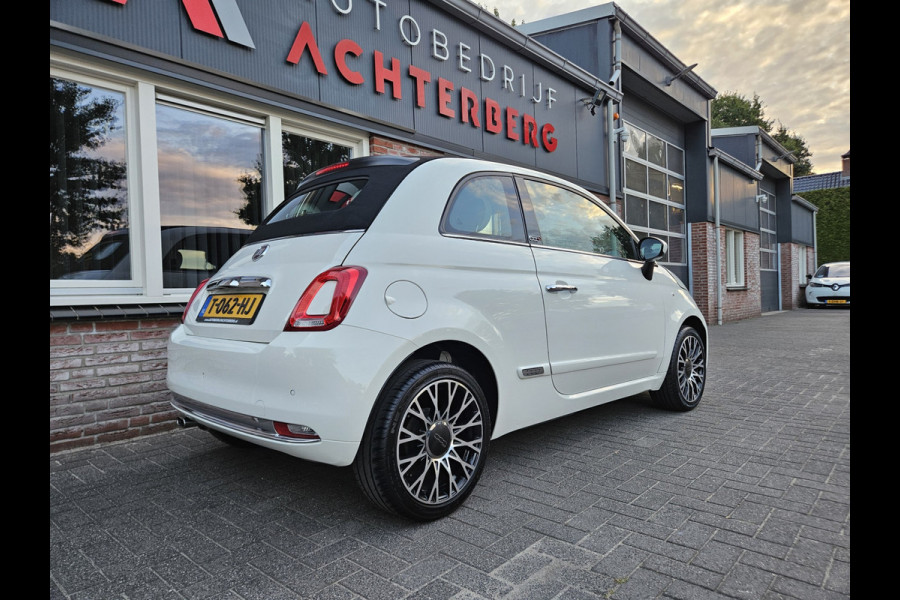 Fiat 500 1.2 Rockstar Cabrio! Automaat! Leuke/Nette Auto! Xenon! Leer! Airco/Clima! Cruise Control!