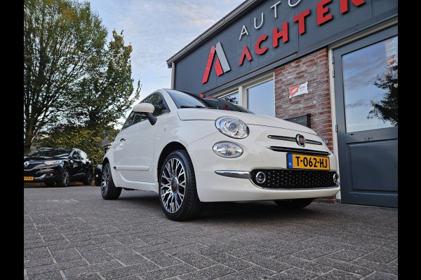 Fiat 500 1.2 Rockstar Cabrio! Automaat! Leuke/Nette Auto! Xenon! Leer! Airco/Clima! Cruise Control!