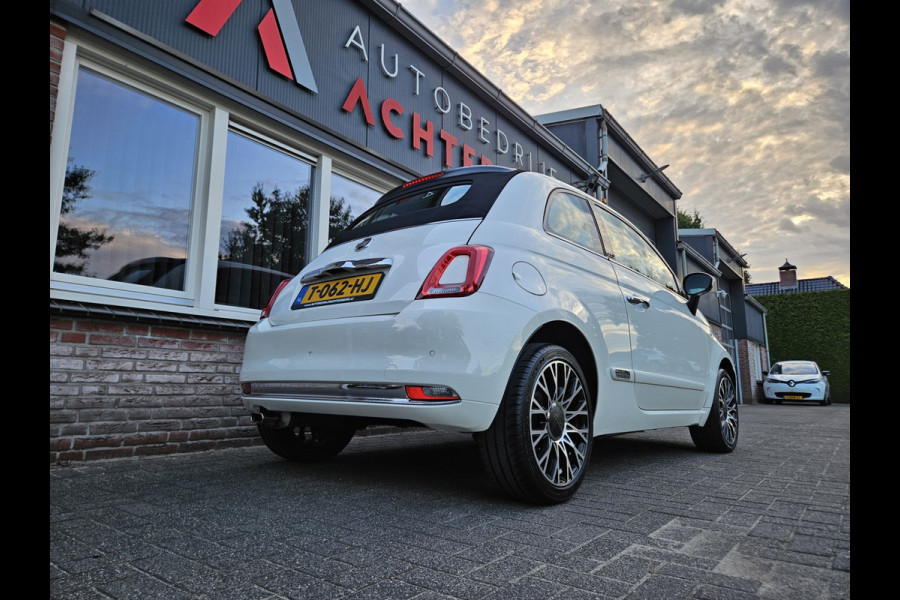 Fiat 500 1.2 Rockstar Cabrio! Automaat! Leuke/Nette Auto! Xenon! Leer! Airco/Clima! Cruise Control!