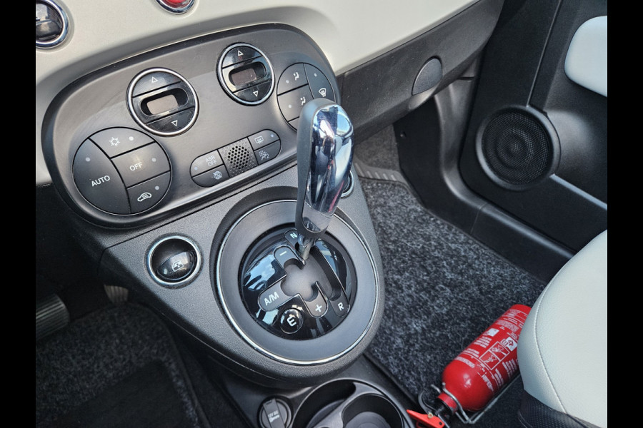 Fiat 500 1.2 Rockstar Cabrio! Automaat! Leuke/Nette Auto! Xenon! Leer! Airco/Clima! Cruise Control!
