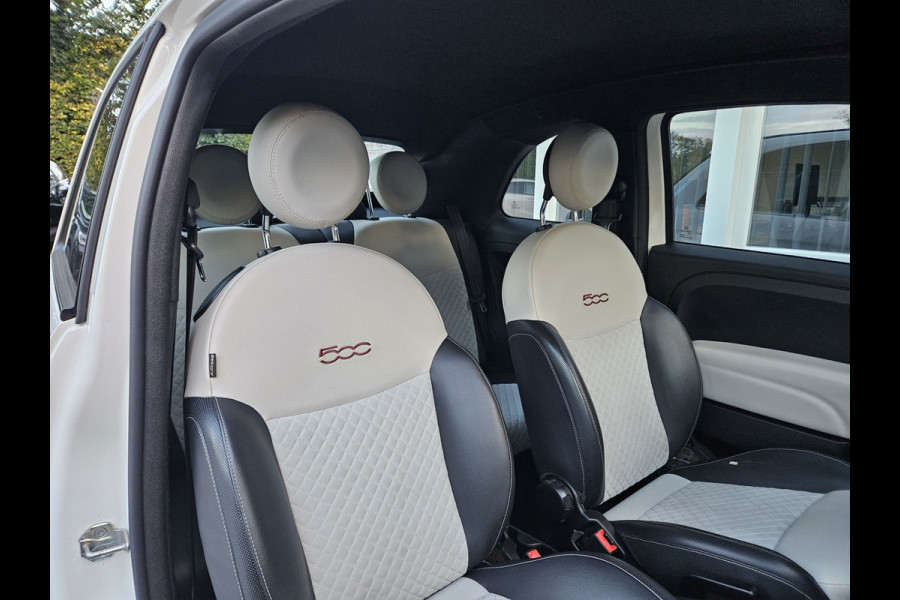 Fiat 500 1.2 Rockstar Cabrio! Automaat! Leuke/Nette Auto! Xenon! Leer! Airco/Clima! Cruise Control!