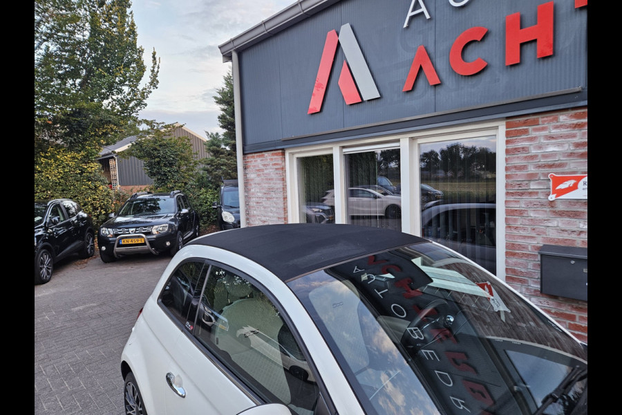 Fiat 500 1.2 Rockstar Cabrio! Automaat! Leuke/Nette Auto! Xenon! Leer! Airco/Clima! Cruise Control!