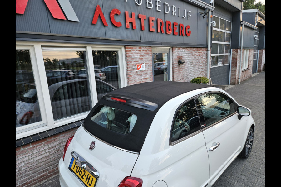 Fiat 500 1.2 Rockstar Cabrio! Automaat! Leuke/Nette Auto! Xenon! Leer! Airco/Clima! Cruise Control!