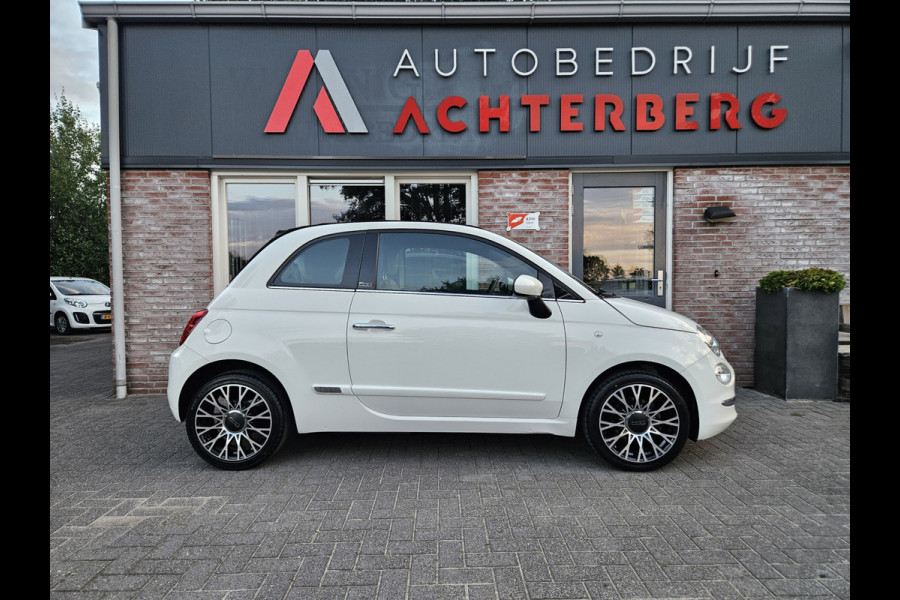 Fiat 500 1.2 Rockstar Cabrio! Automaat! Leuke/Nette Auto! Xenon! Leer! Airco/Clima! Cruise Control!