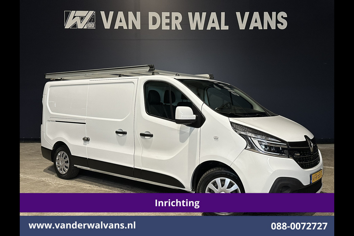 Renault Trafic 2.0 dCi 120pk L2H1 Inrichting Euro6 Airco | Omvormer | Camera | Navigatie | LED | Imperiaal Trekhaak, Cruisecontrol, Parkeersensoren, Bijrijdersbank