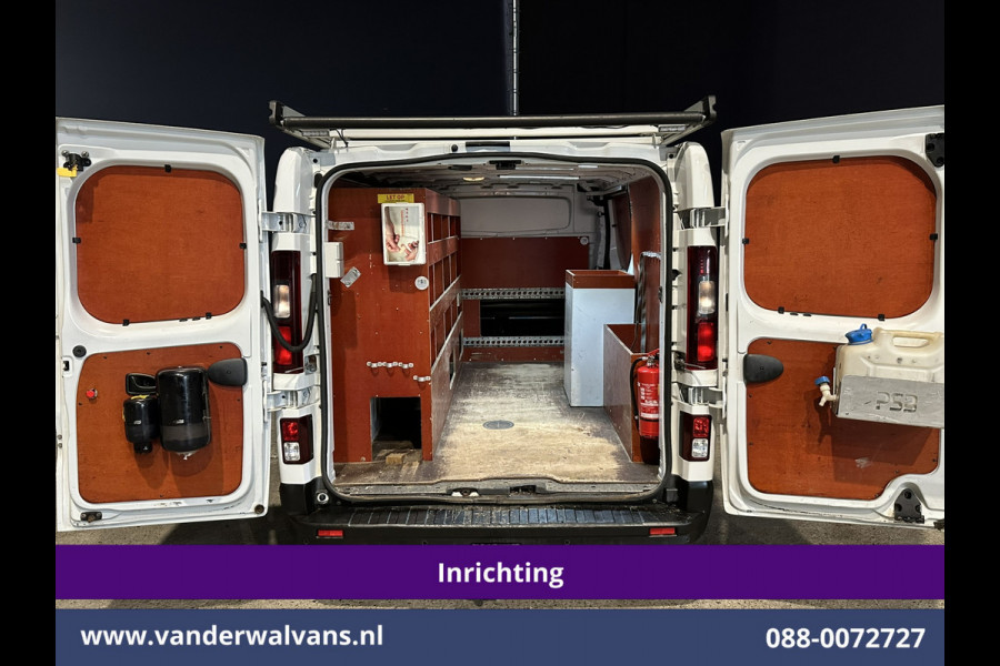 Renault Trafic 2.0 dCi 120pk L2H1 Inrichting Euro6 Airco | Omvormer | Camera | Navigatie | LED | Imperiaal Trekhaak, Cruisecontrol, Parkeersensoren, Bijrijdersbank