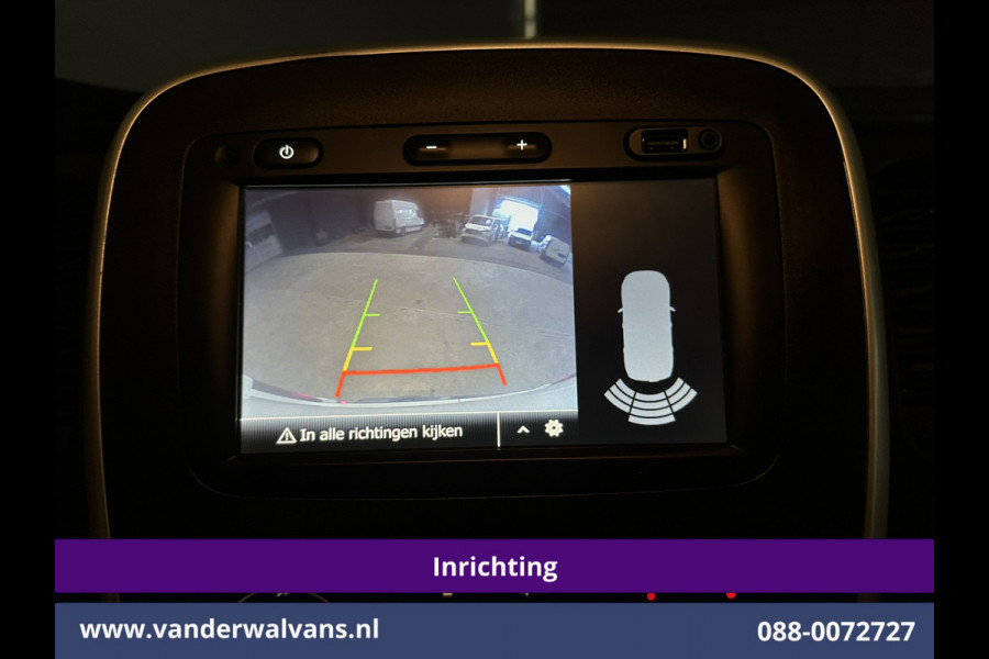 Renault Trafic 2.0 dCi 120pk L2H1 Inrichting Euro6 Airco | Omvormer | Camera | Navigatie | LED | Imperiaal Trekhaak, Cruisecontrol, Parkeersensoren, Bijrijdersbank