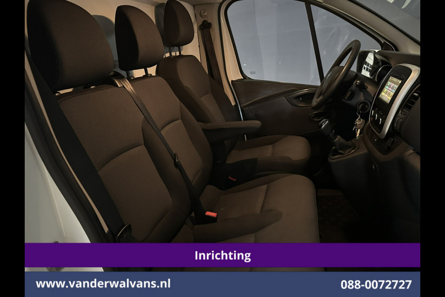 Renault Trafic 2.0 dCi 120pk L2H1 Inrichting Euro6 Airco | Omvormer | Camera | Navigatie | LED | Imperiaal Trekhaak, Cruisecontrol, Parkeersensoren, Bijrijdersbank