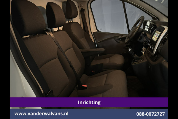 Renault Trafic 2.0 dCi 120pk L2H1 Inrichting Euro6 Airco | Omvormer | Camera | Navigatie | LED | Imperiaal Trekhaak, Cruisecontrol, Parkeersensoren, Bijrijdersbank