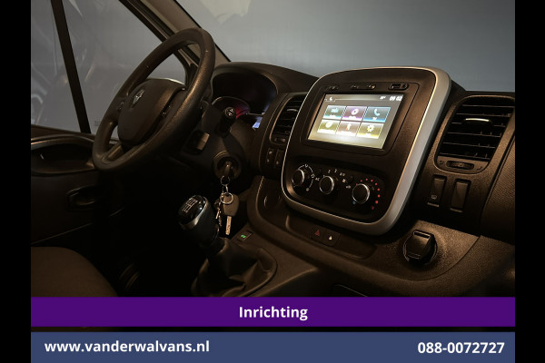 Renault Trafic 2.0 dCi 120pk L2H1 Inrichting Euro6 Airco | Omvormer | Camera | Navigatie | LED | Imperiaal Trekhaak, Cruisecontrol, Parkeersensoren, Bijrijdersbank