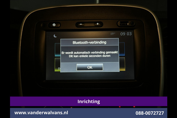 Renault Trafic 2.0 dCi 120pk L2H1 Inrichting Euro6 Airco | Omvormer | Camera | Navigatie | LED | Imperiaal Trekhaak, Cruisecontrol, Parkeersensoren, Bijrijdersbank