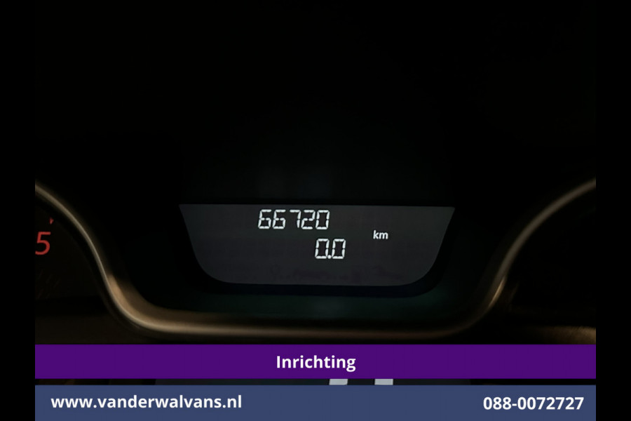 Renault Trafic 2.0 dCi 120pk L2H1 Inrichting Euro6 Airco | Omvormer | Camera | Navigatie | LED | Imperiaal Trekhaak, Cruisecontrol, Parkeersensoren, Bijrijdersbank