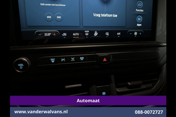 Ford Transit Custom 2.0 TDCI 136pk Automaat L1H1 Euro6 Airco | Camera | LED | Apple Carplay | Cruisecontrol Android Auto, Verwarmde voorruit, Parkeersensoren, Bijrijdersbank