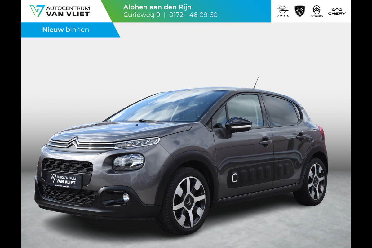 Citroën C3 1.2 PureTech S&S Shine | AUTOMAAT | 110 PK | TREKHAAK | PARKEERSENSOREN MET CAMERA | NAVI | CARPLAY | CLIMATE CONTROL