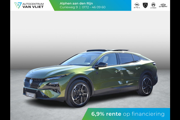 Peugeot e-408 GT Exclusive 58 kWh | PANORAMADAK | ELEKTRISCHE ACHTERKLEP | AGR STOEL | 19" L.M.V. | NIEUWE TYPE!