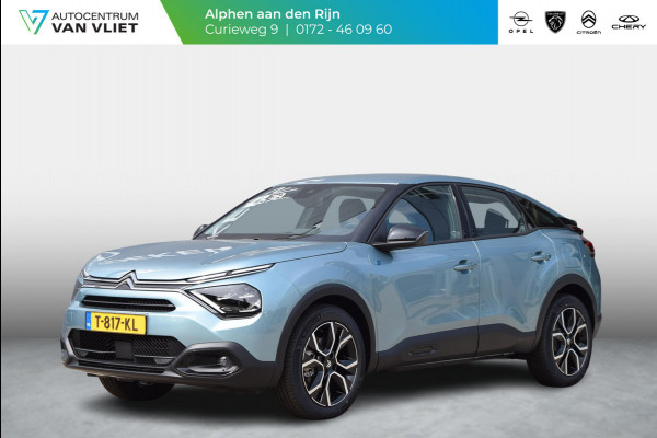 Citroën Ë-C4 Feel Pack 50 kWh 136pk | NAVIGATIE | 350km WLTP ACTIERADIUS | ACHTERUITRIJCAMERA | CRUISE CONTROL